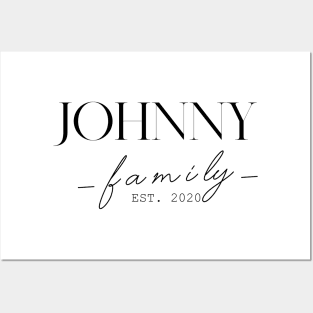 Johnny Family EST. 2020, Surname, Johnny Posters and Art